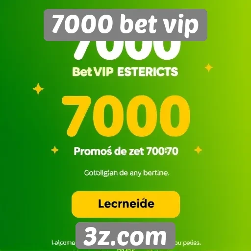 7000 bet vip oferece promoções exclusivas para novos usuários